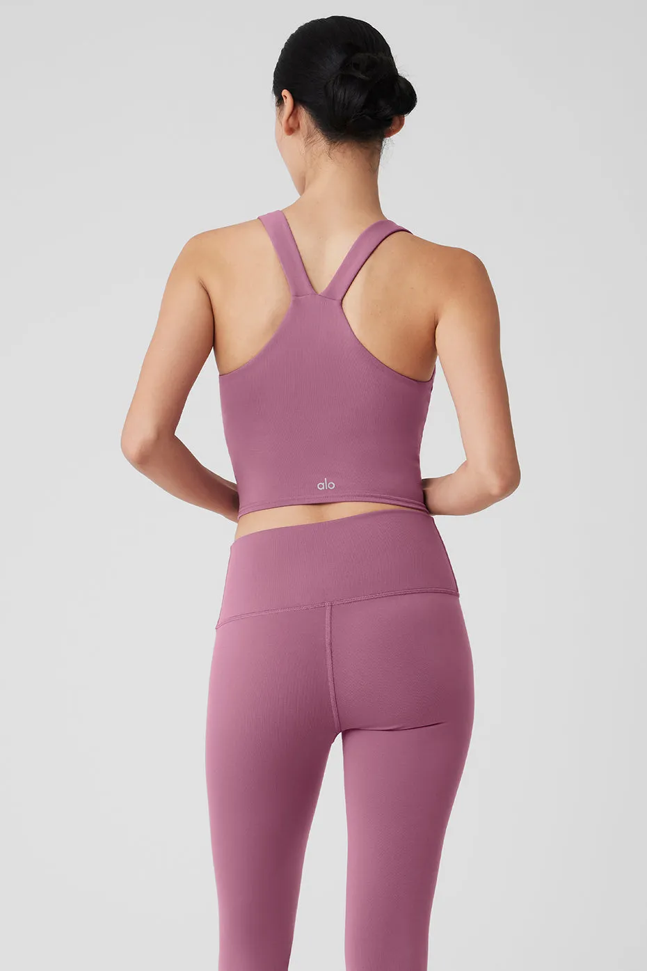 AIRBRUSH REAL BRA TANK  SOFT MULBERRY