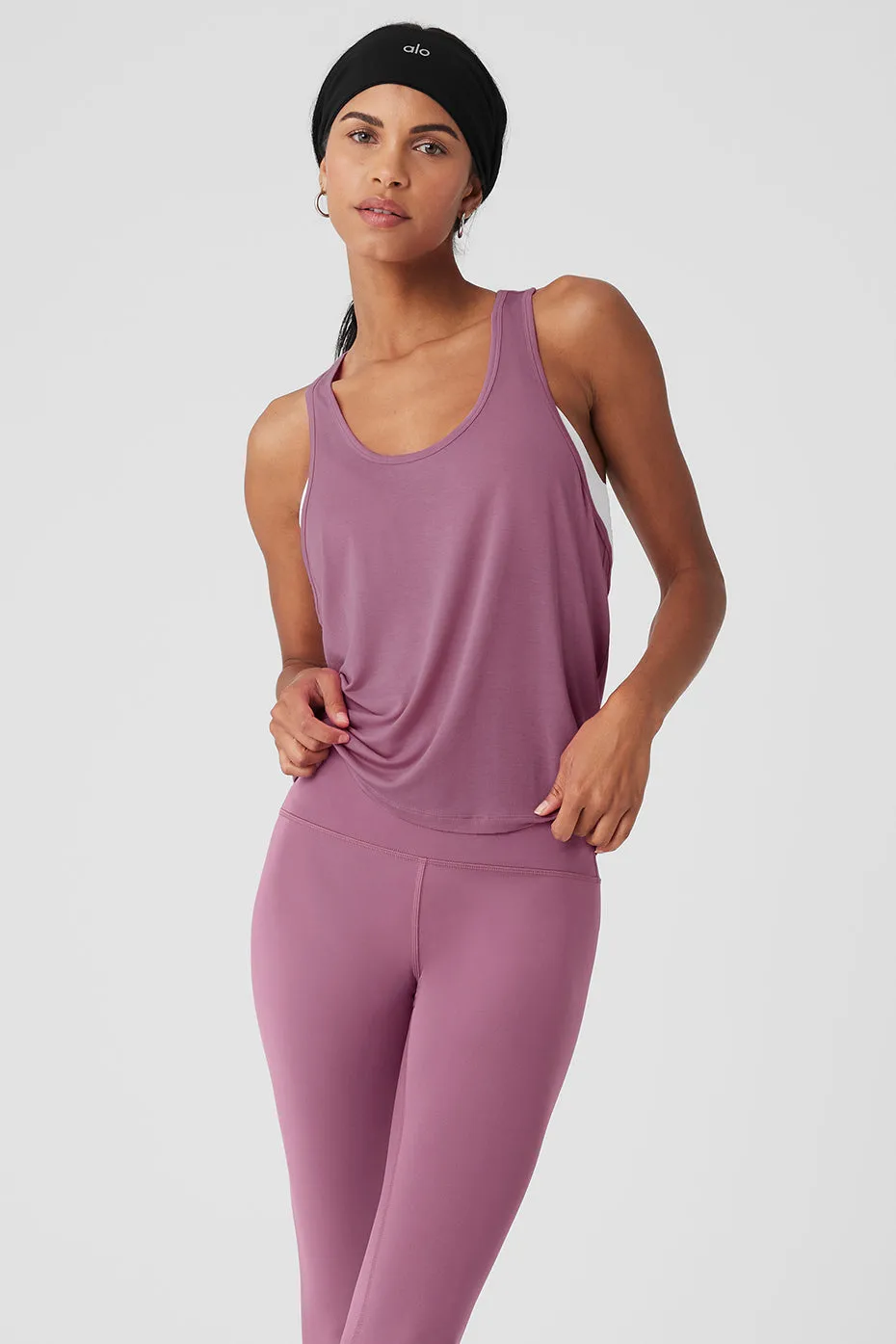 ALL DAY TANK  SOFT MULBERRY