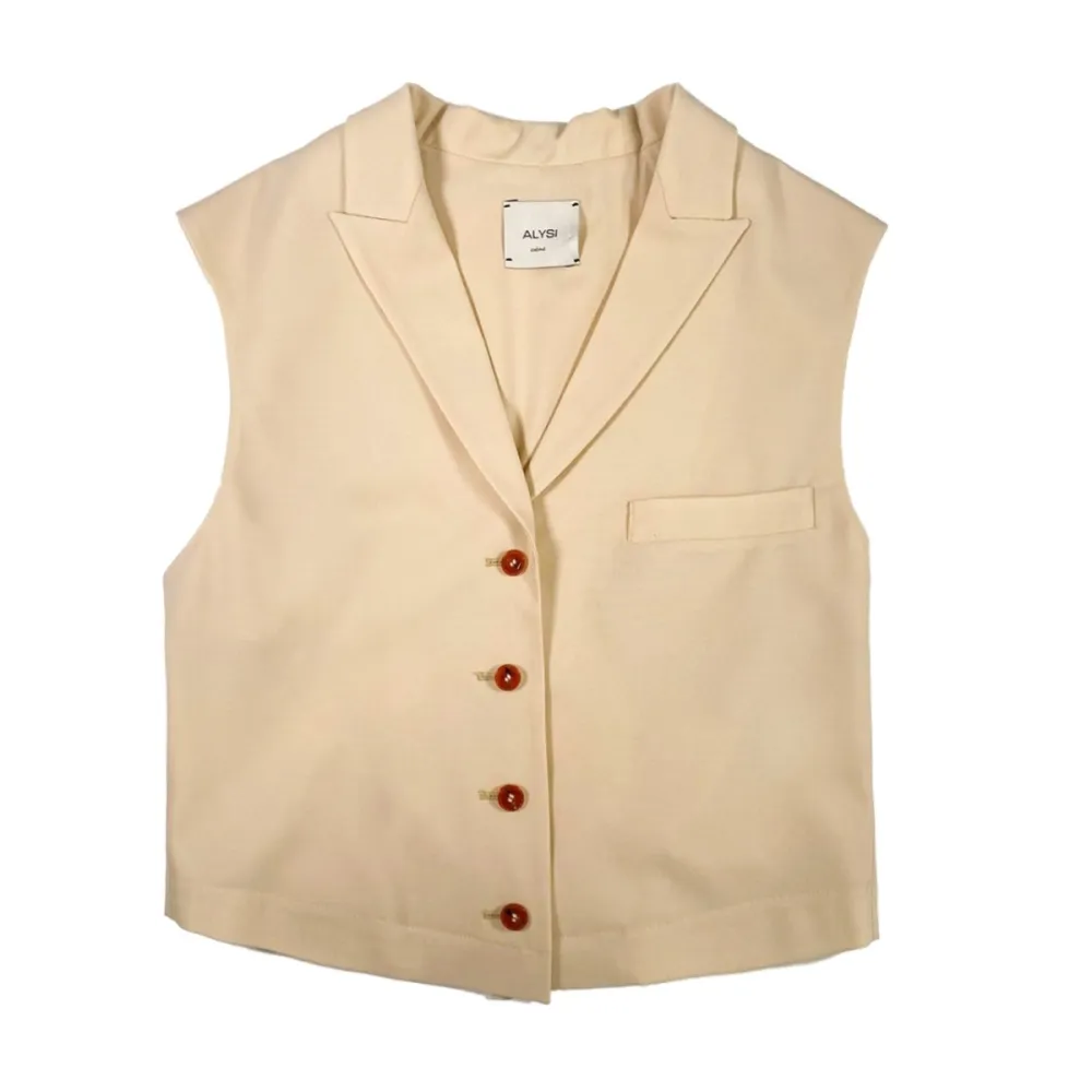 Alysi gilet monopetto donna 102804