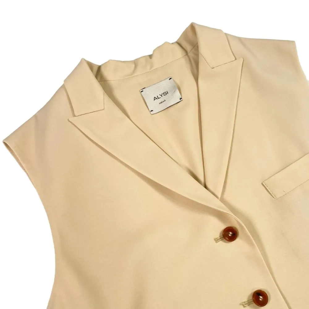 Alysi gilet monopetto donna 102804