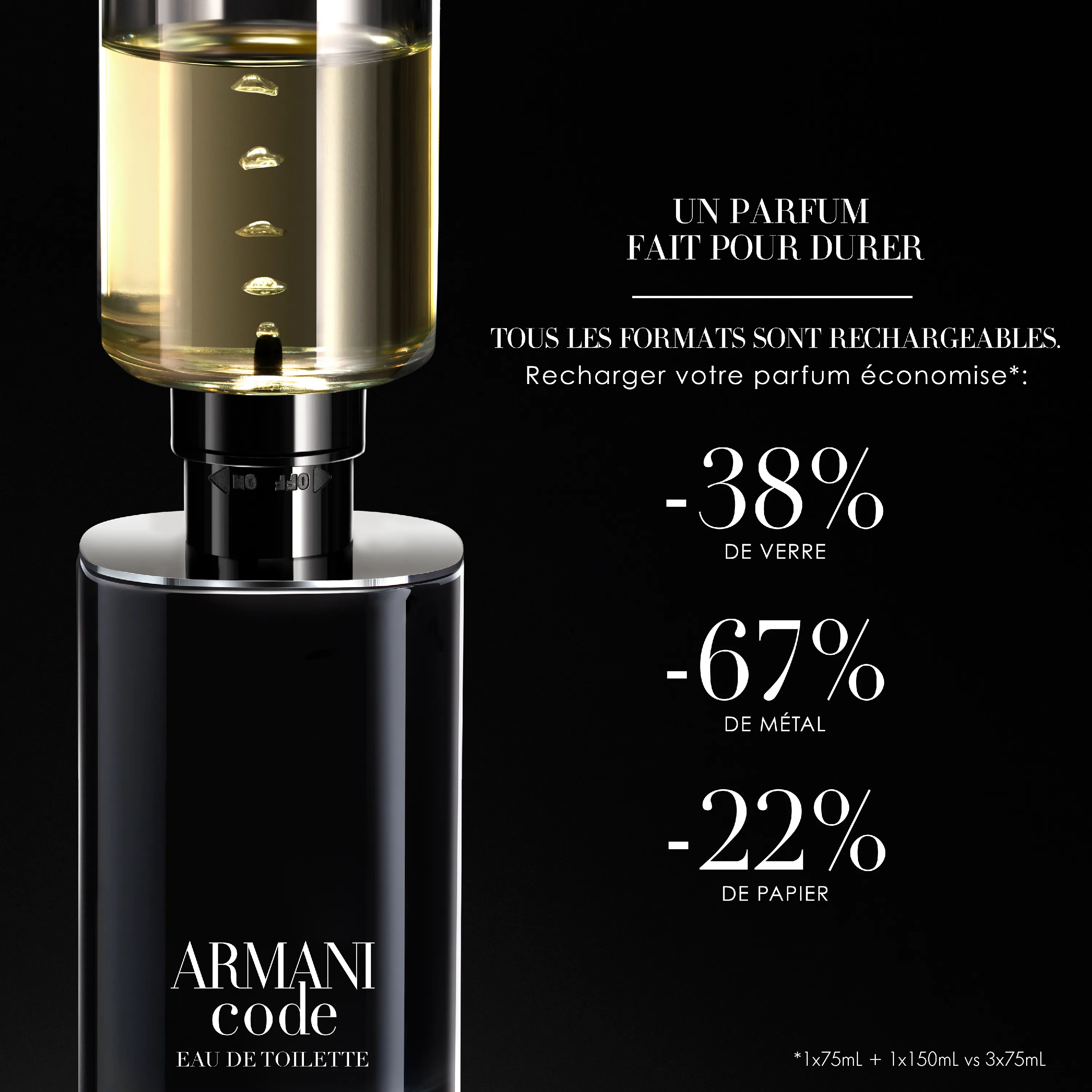 ARMANI Armani Code Eau de Toilette Recargable
