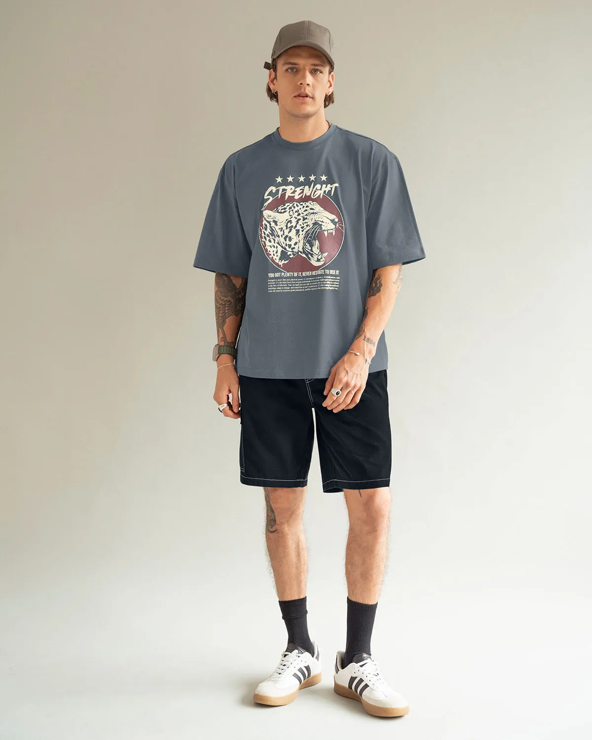 Bermuda oversized tipo cargo