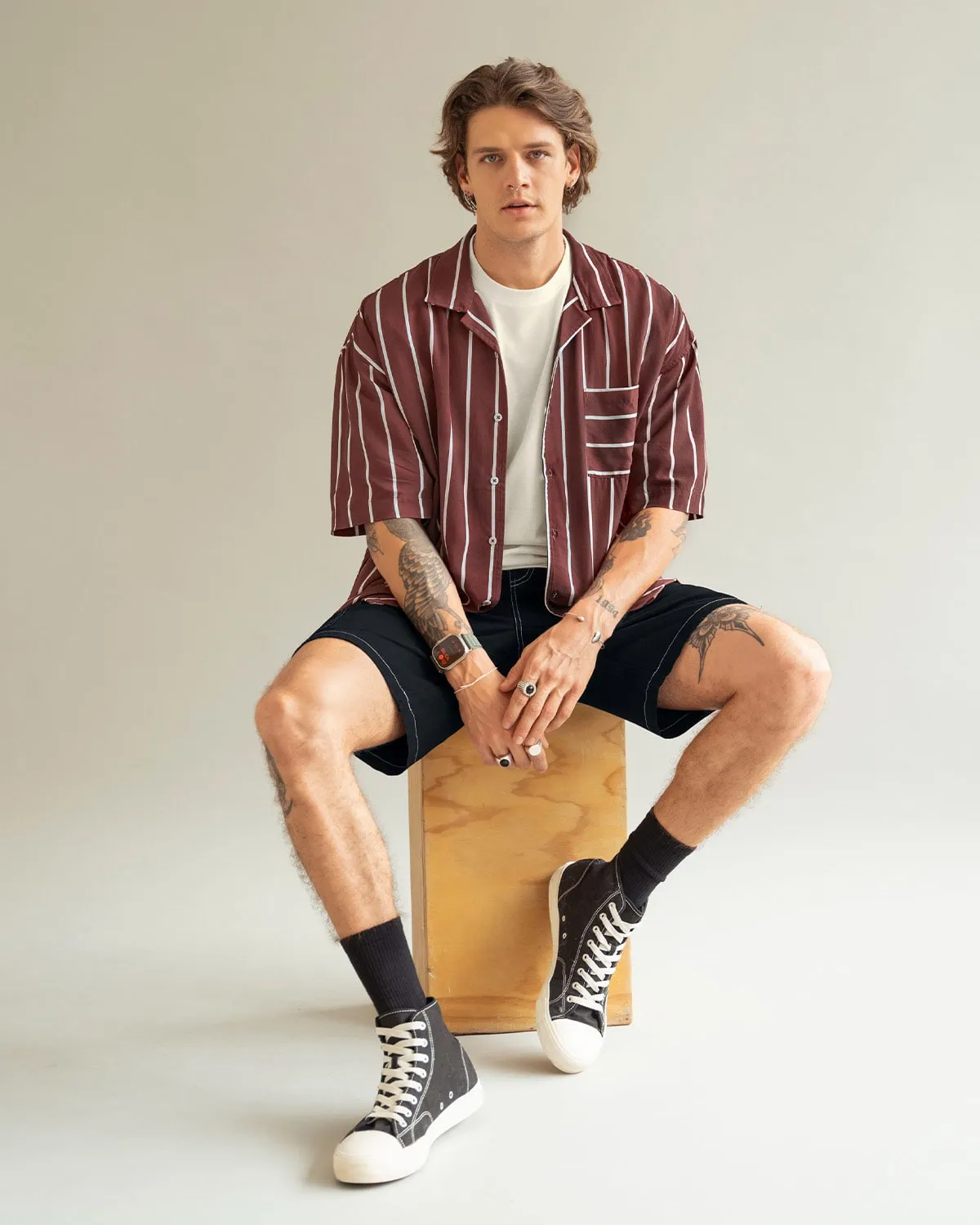 Bermuda oversized tipo cargo
