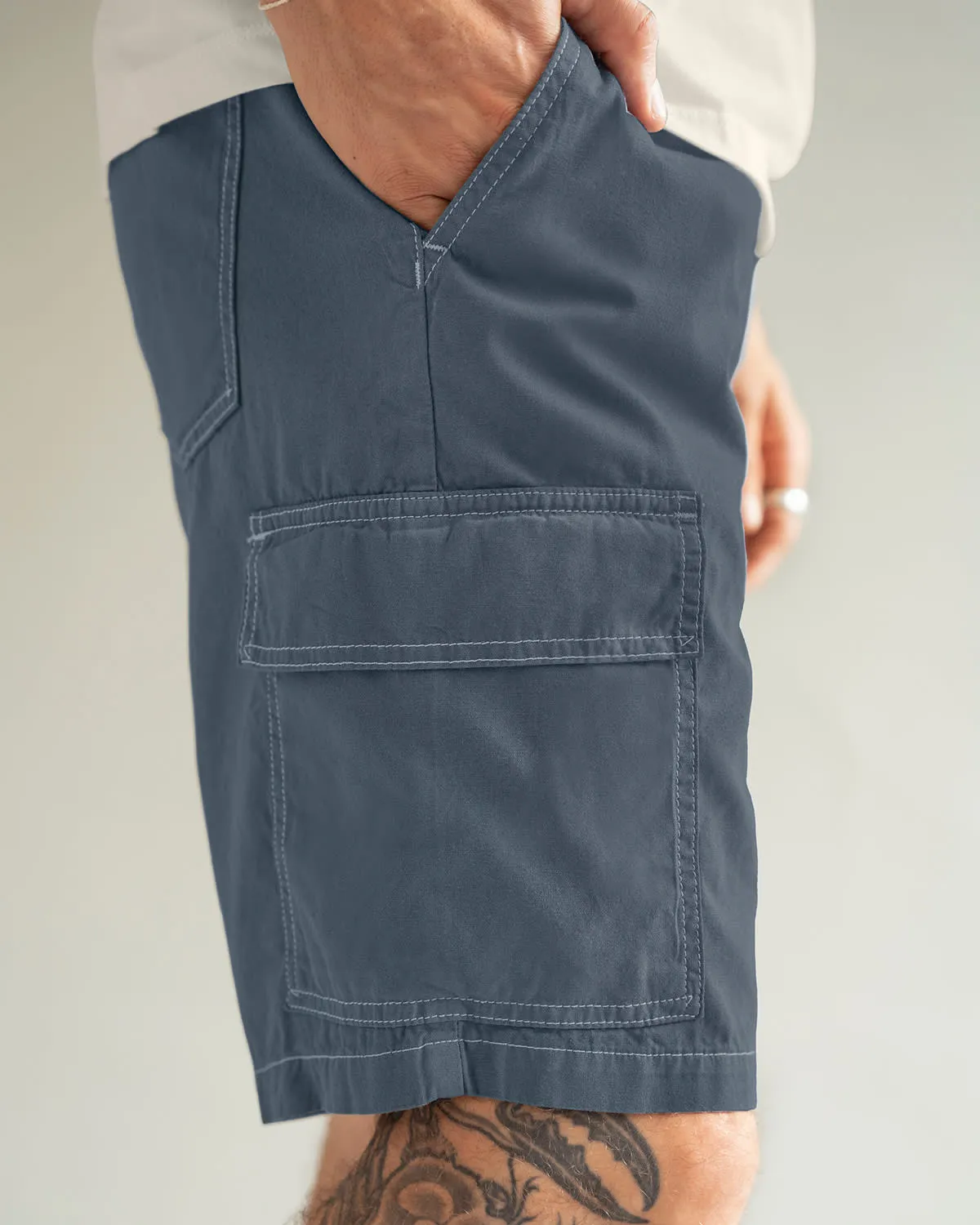 Bermuda oversized tipo cargo