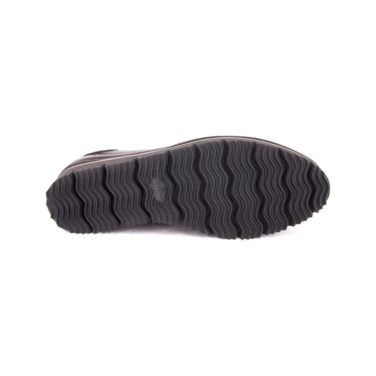 BLUCHER  PIEL METALIZADA MARRON