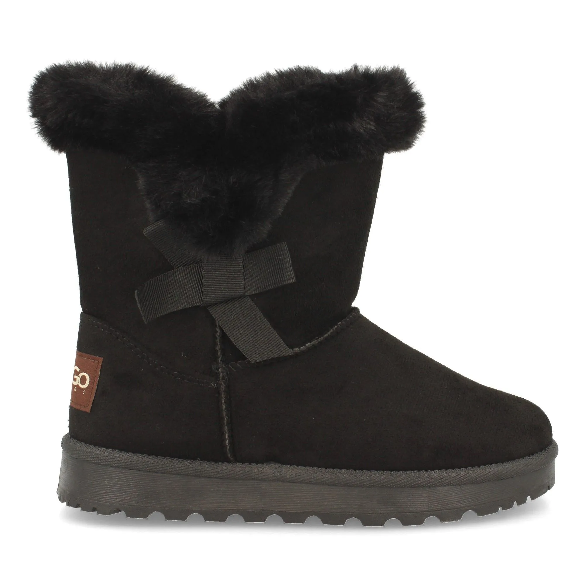 Botas australianas nudo negro mujer