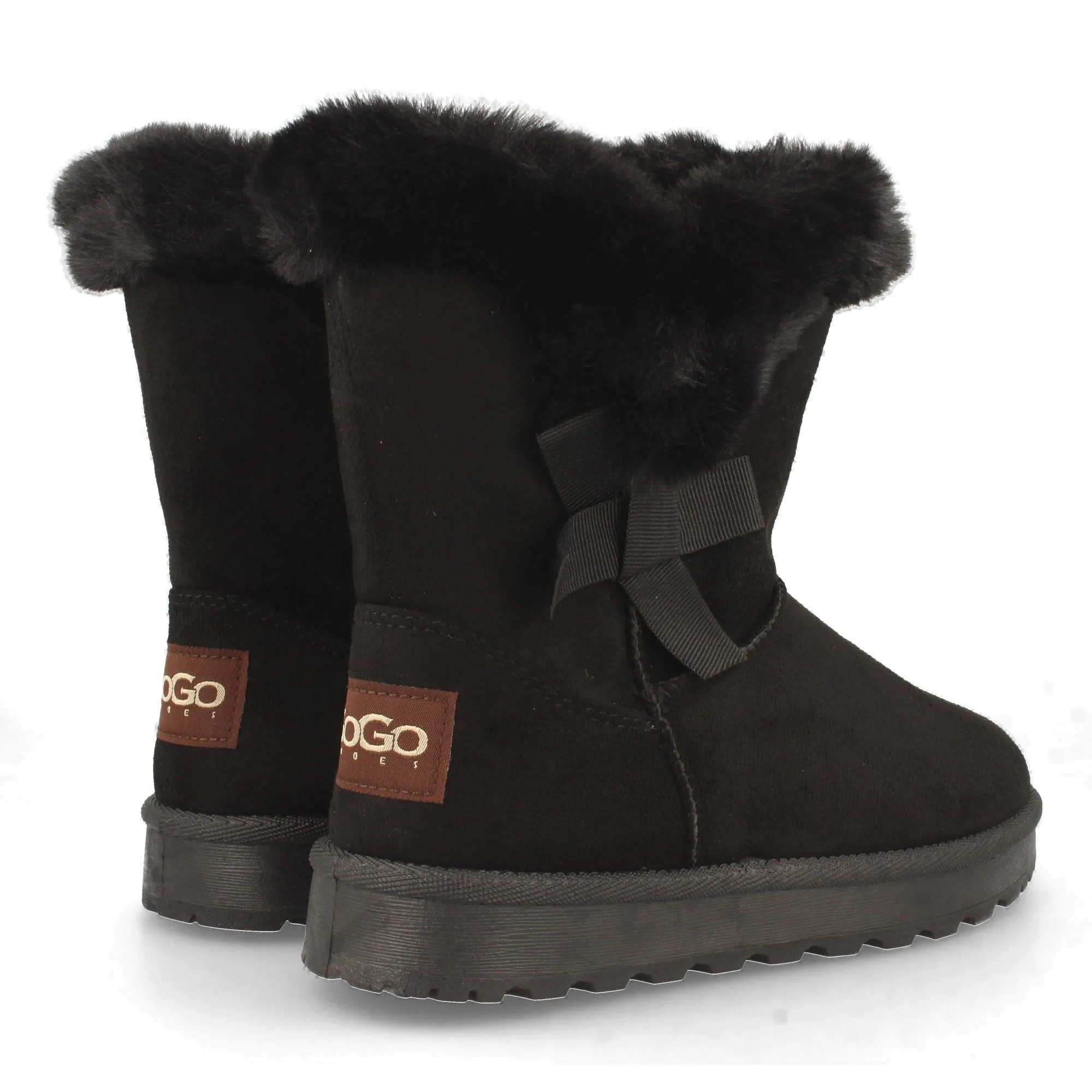 Botas australianas nudo negro mujer