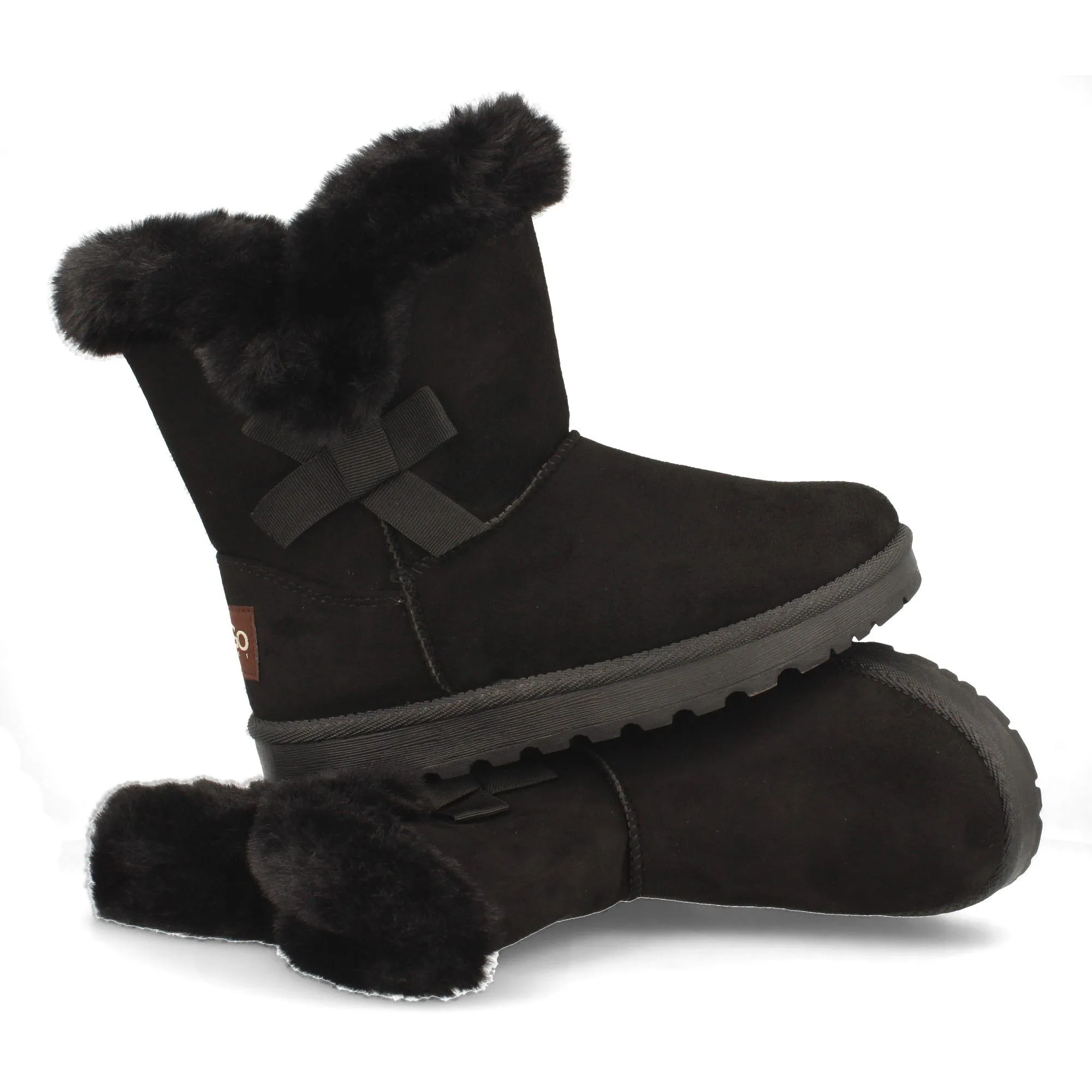 Botas australianas nudo negro mujer