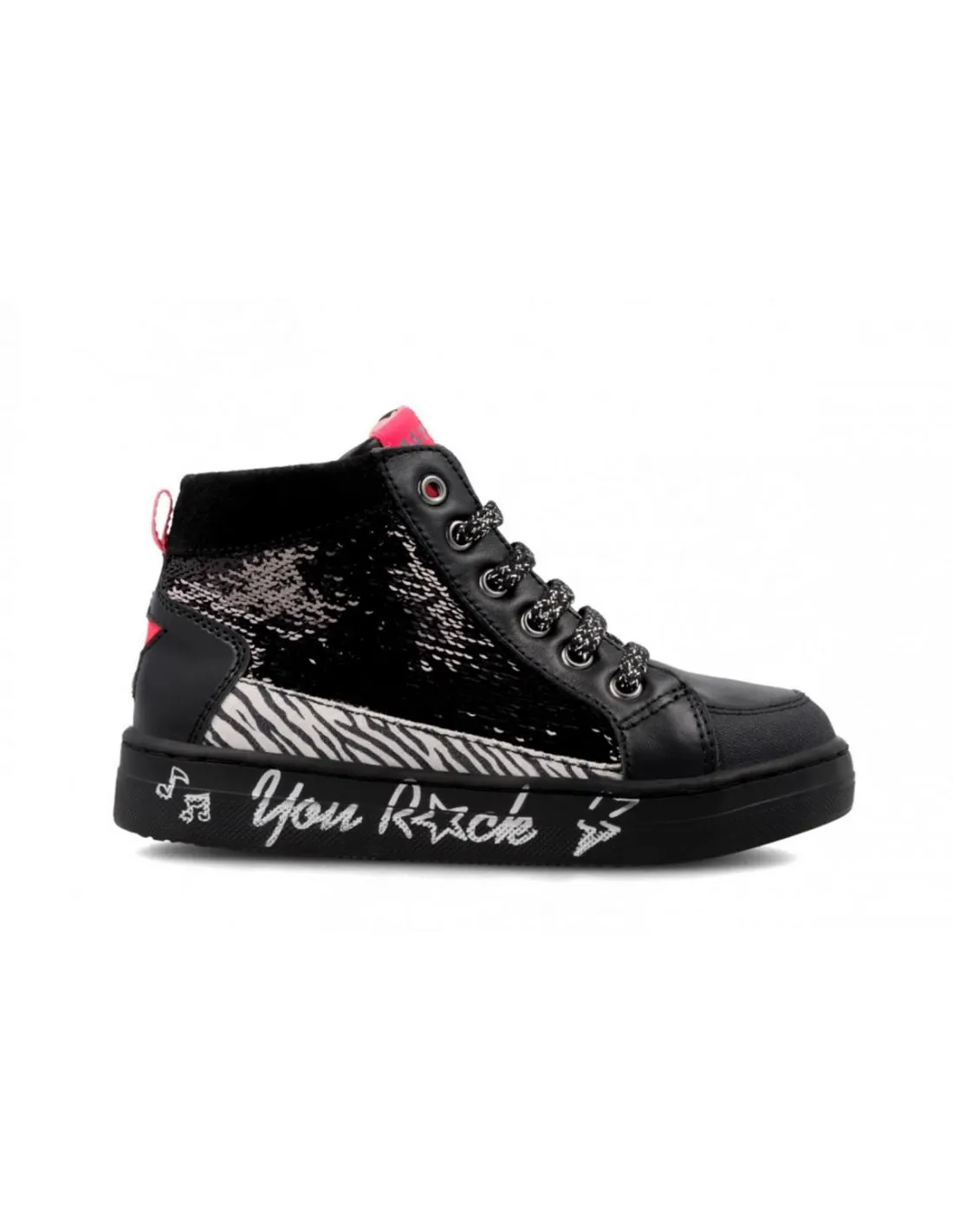 BOTAS DE NIÑA GARVALIN 221541 NEGRO