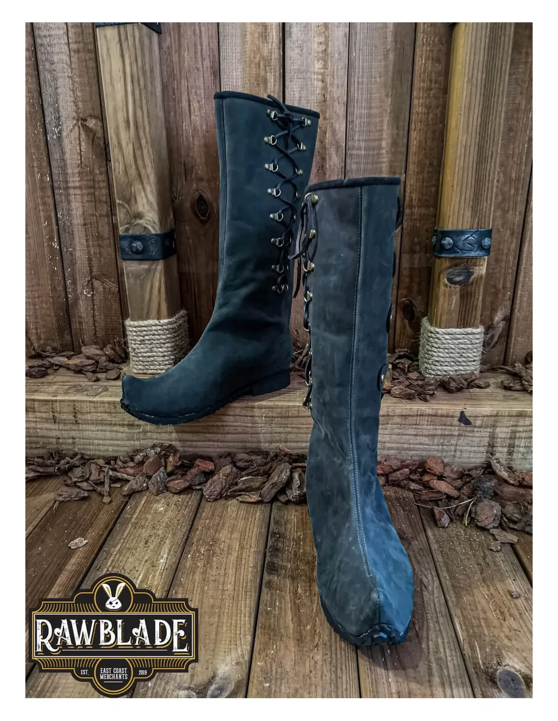BOTAS MEDIEVALES KASPAR EXPLORADOR  NEGRAS