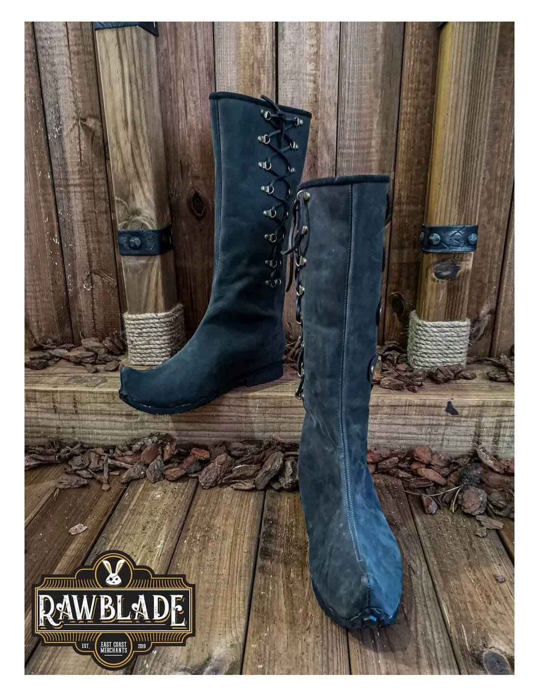 BOTAS MEDIEVALES KASPAR EXPLORADOR  NEGRAS