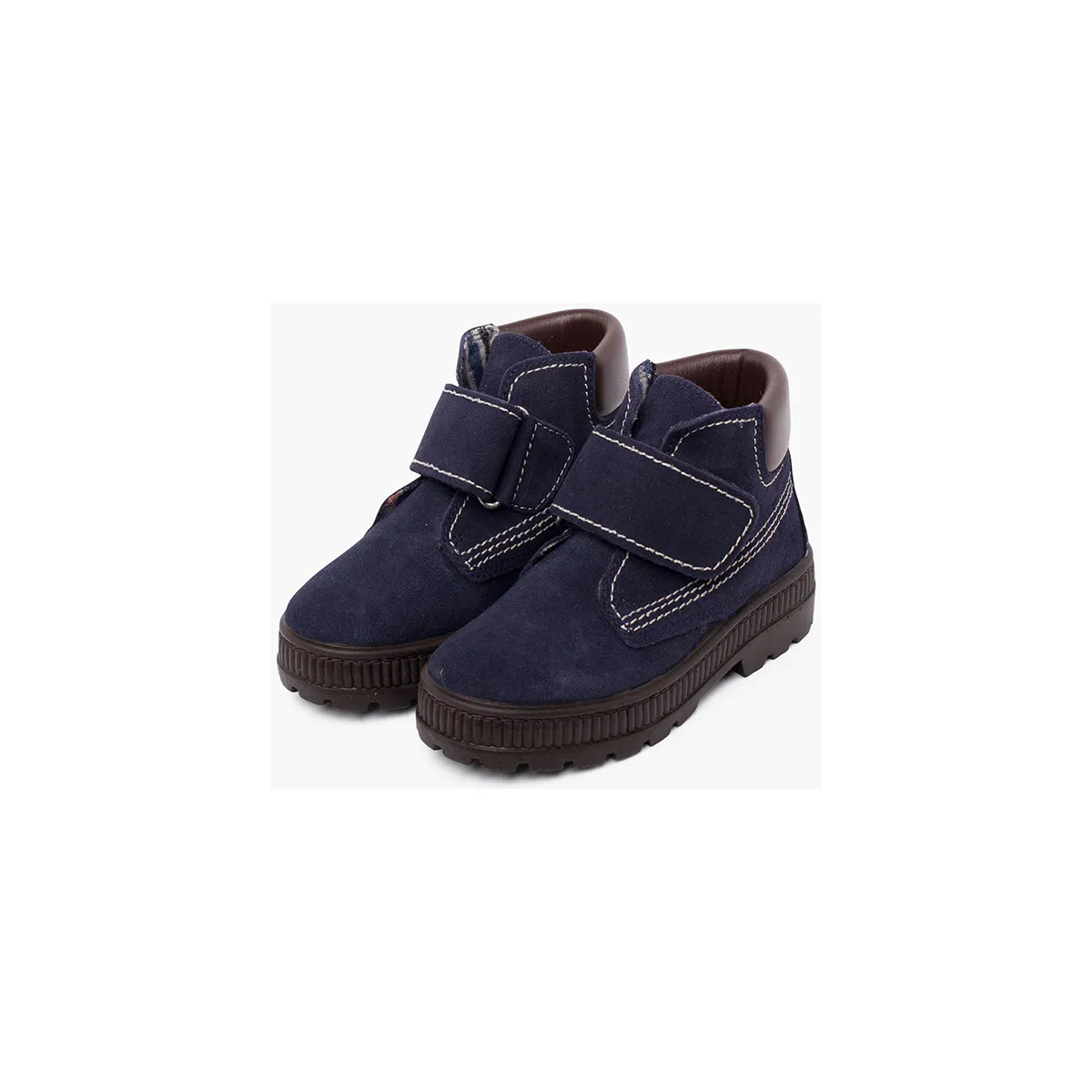 botas suela track cierre adherente pespuntes