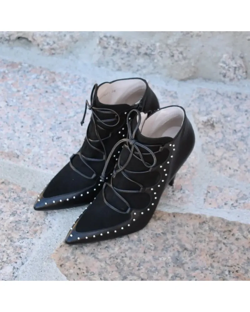 Botin de piel negro Lodi Sesamo
