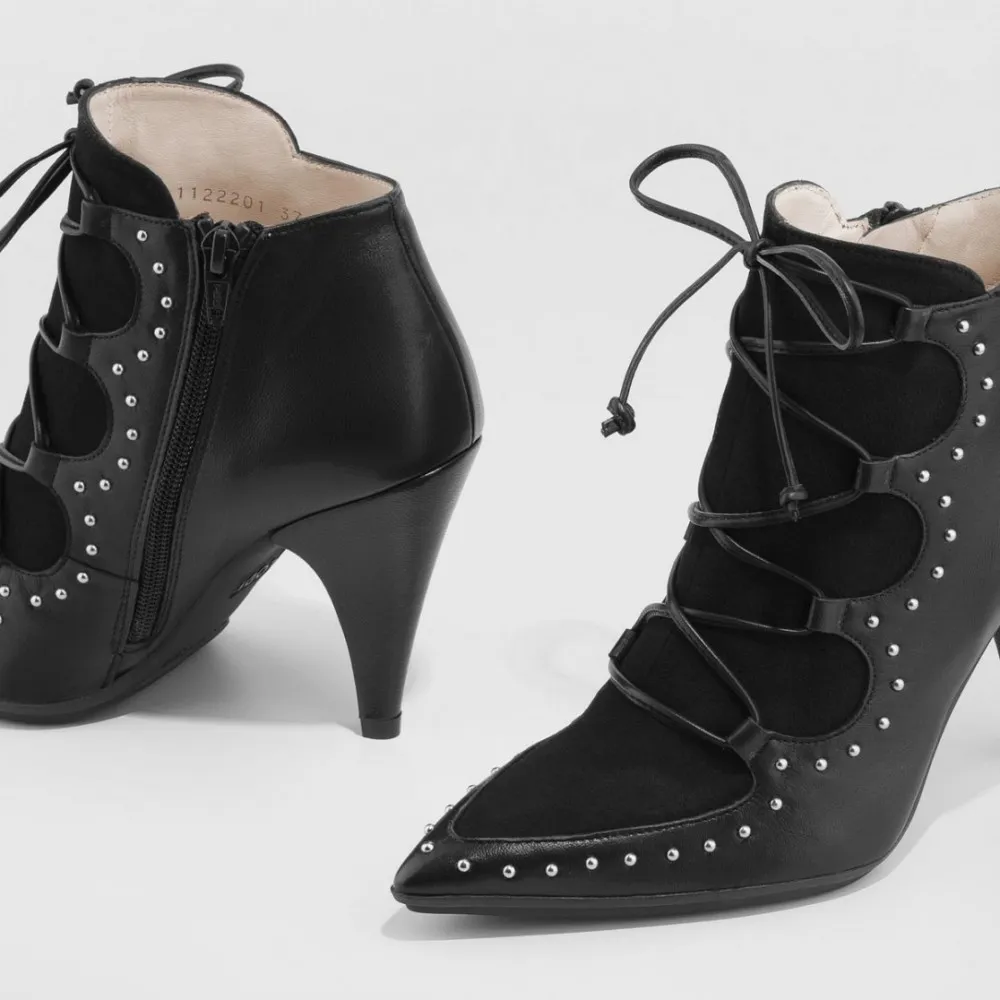Botin de piel negro Lodi Sesamo
