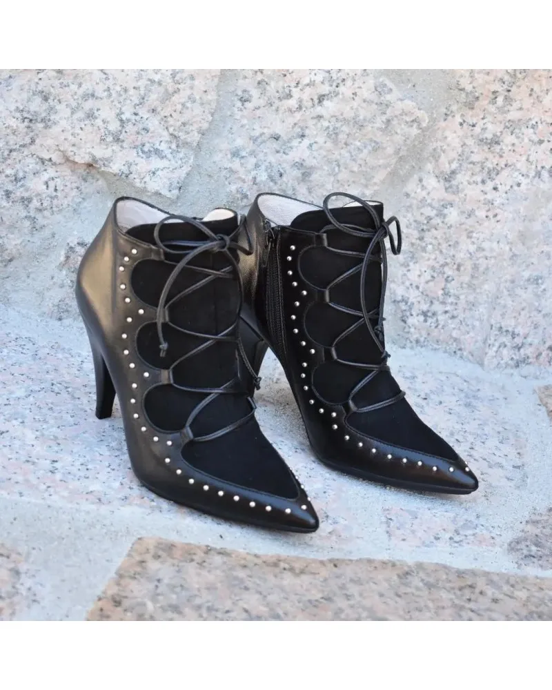 Botin de piel negro Lodi Sesamo