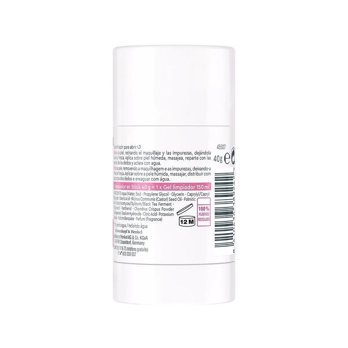 Cuidado Esencial Limpieza Facial Stick 40 Gr