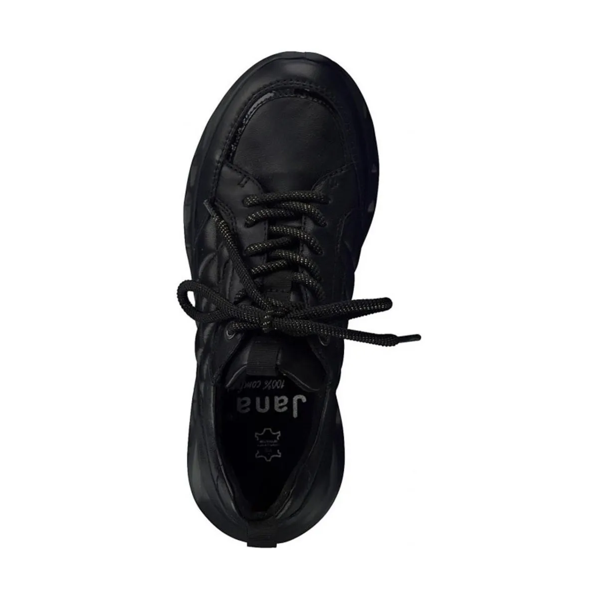DEPORTIVA  23707 PIEL NEGRA