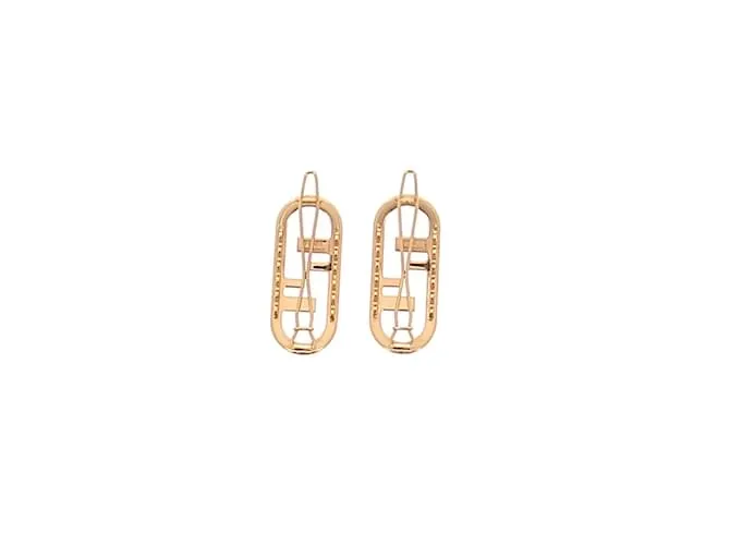 FENDI Accesorios para el cabello T.  Chapado en oro Dorado 