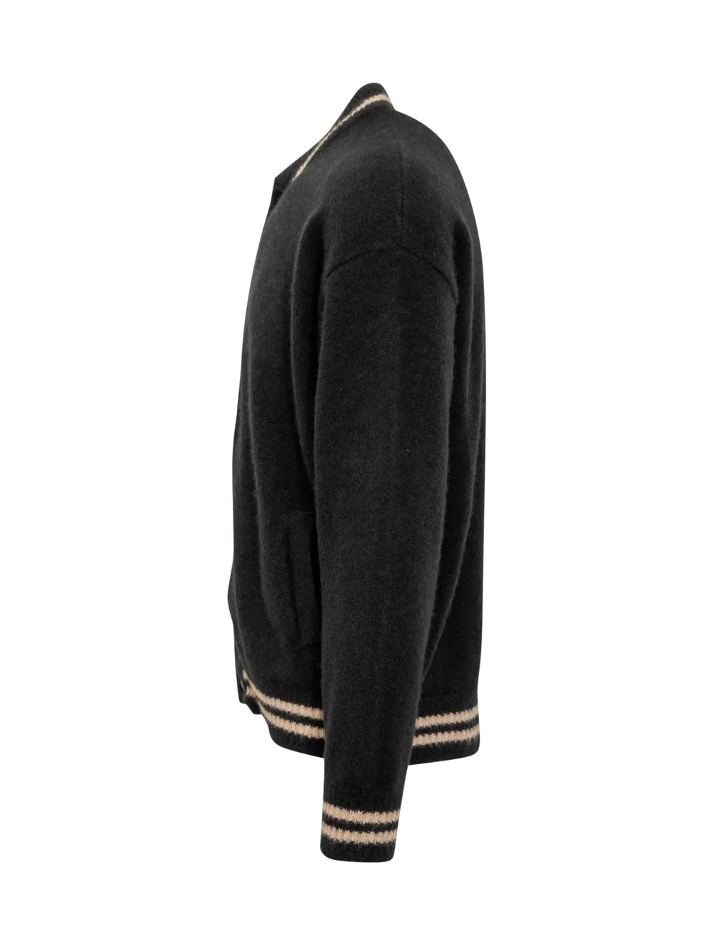 LANEUS Soft Cashmere Bomber