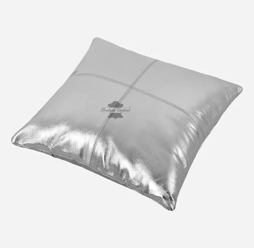 Leather Cushion Covers Pillow Case Home Bed Soft Square Size 16