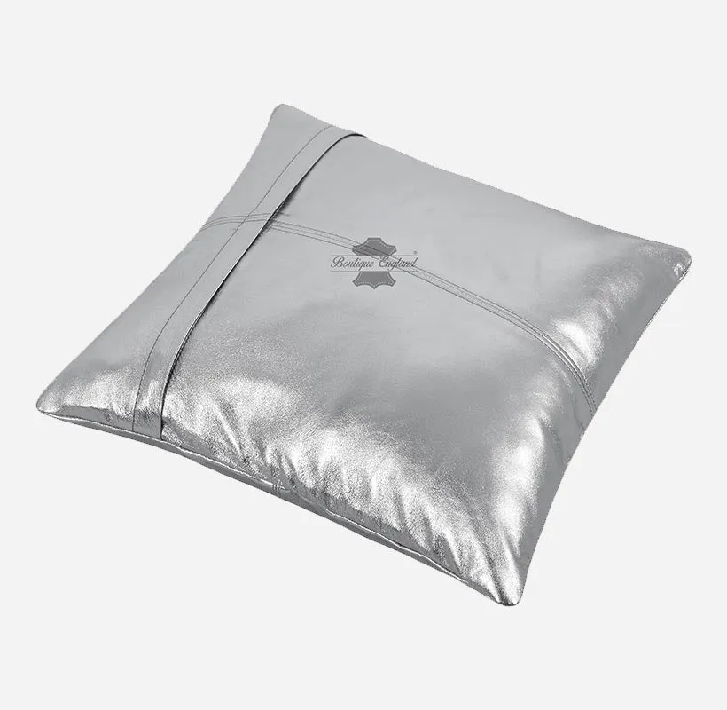 Leather Cushion Covers Pillow Case Home Bed Soft Square Size 16