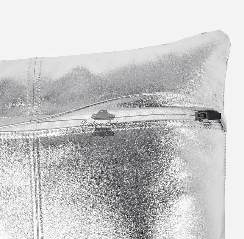 Leather Cushion Covers Pillow Case Home Bed Soft Square Size 16