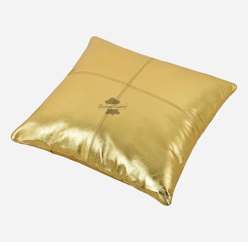 Leather Cushion Covers Pillow Case Home Bed Soft Square Size 16