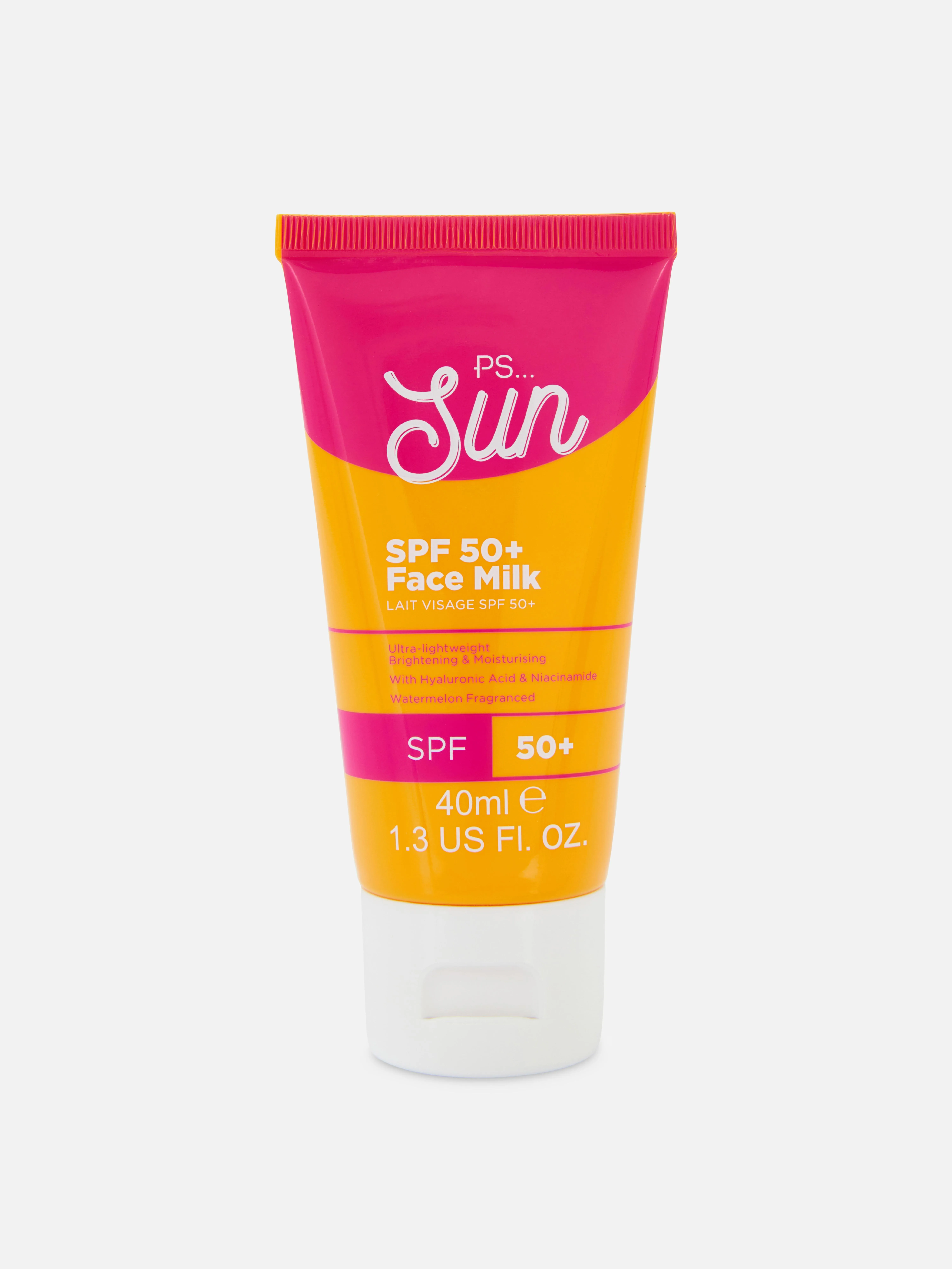 Leche solar facial SPF 50+ de PS...