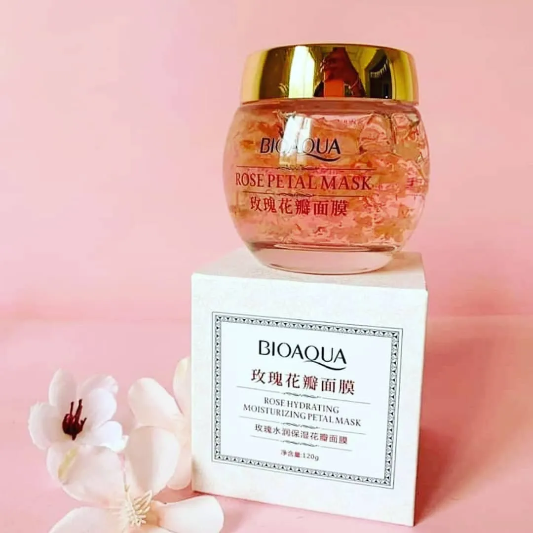MASCARILLA FACIAL  ROSE PETAL BIOAQUA