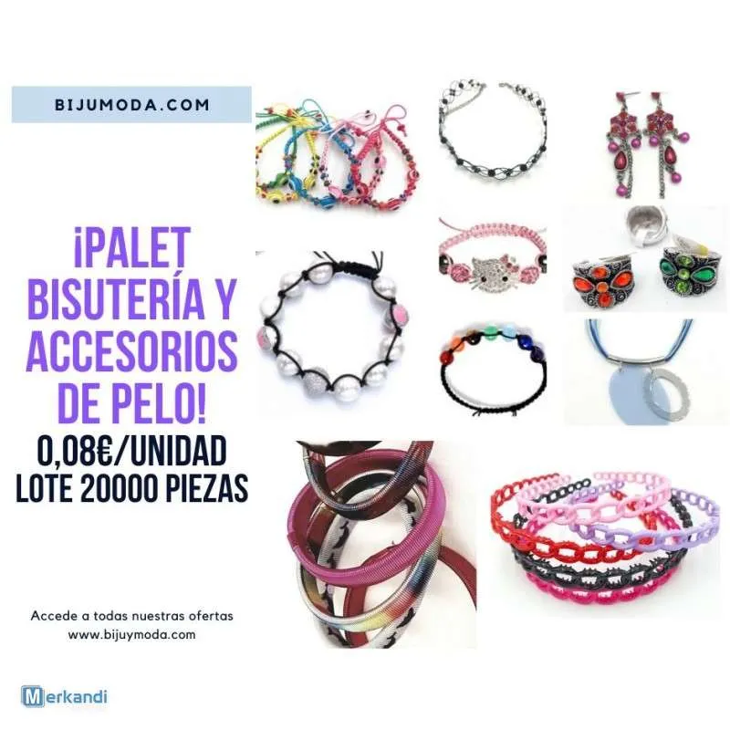 MAYORISTA DE BISUTERíA Y ACCESORIOS PARA CABELLO  VENTA ONLINE INTERNACIONAL