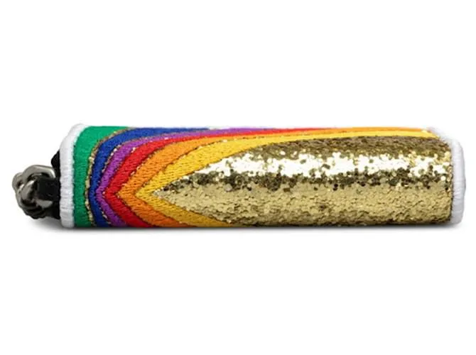 Monedero arcoíris Saint Laurent Multicolor 