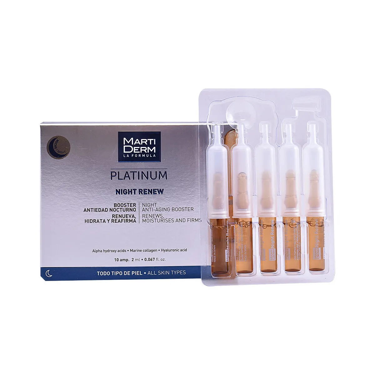 Platinum Night Renew Ampoules 10 X