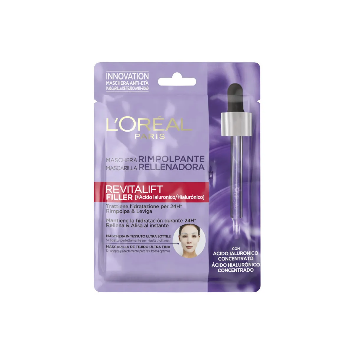 Revitalift Filler Ácido Hialurónico Mascarilla Rellenadora 30 G
