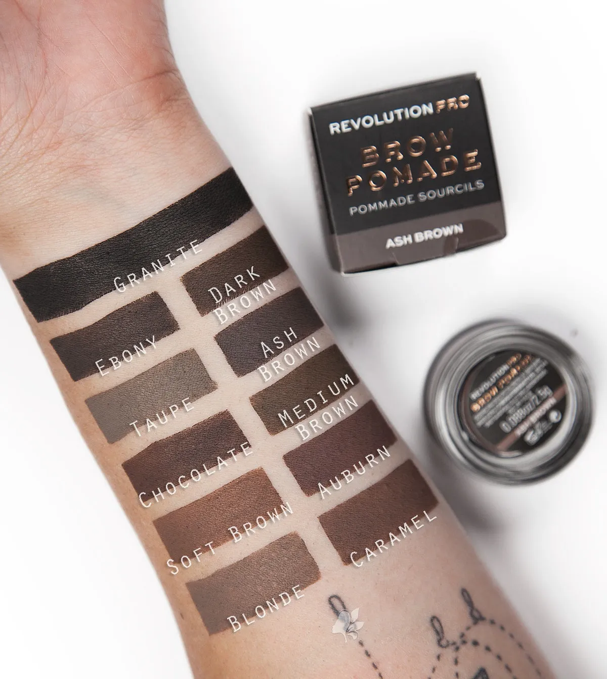 REVOLUTION PRO  POMADA PARA CEJAS  EBONY
