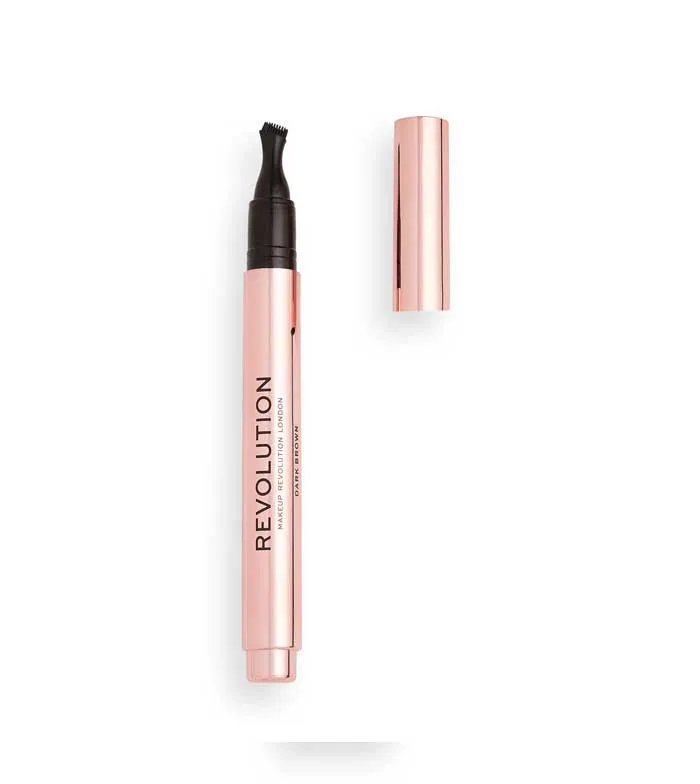 REVOLUTION  ROTULADOR PARA CEJAS FAST BROW POMADE  DARK BROWN