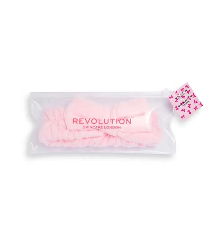 REVOLUTION SKINCARE  BANDA PARA EL PELO  PRETTY PINK