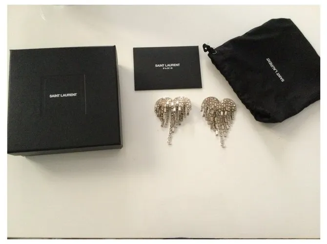 Saint Laurent Aretes Plata 