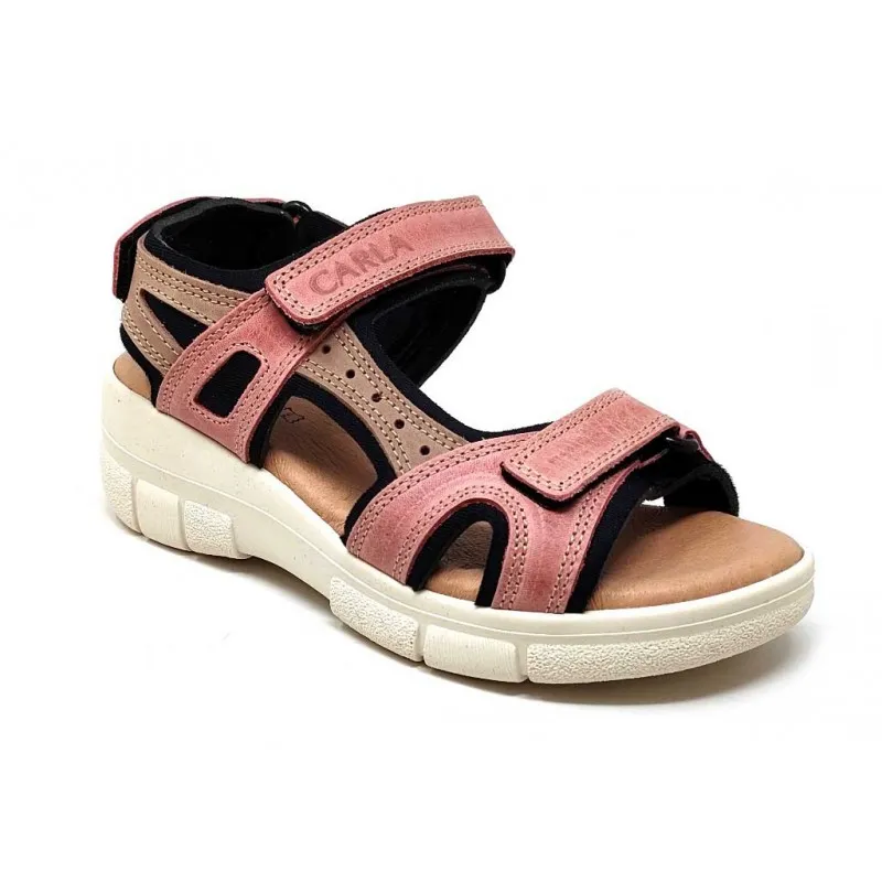 SANDALIA PIEL MUJER CARLA 54340 TEJA TAUPE