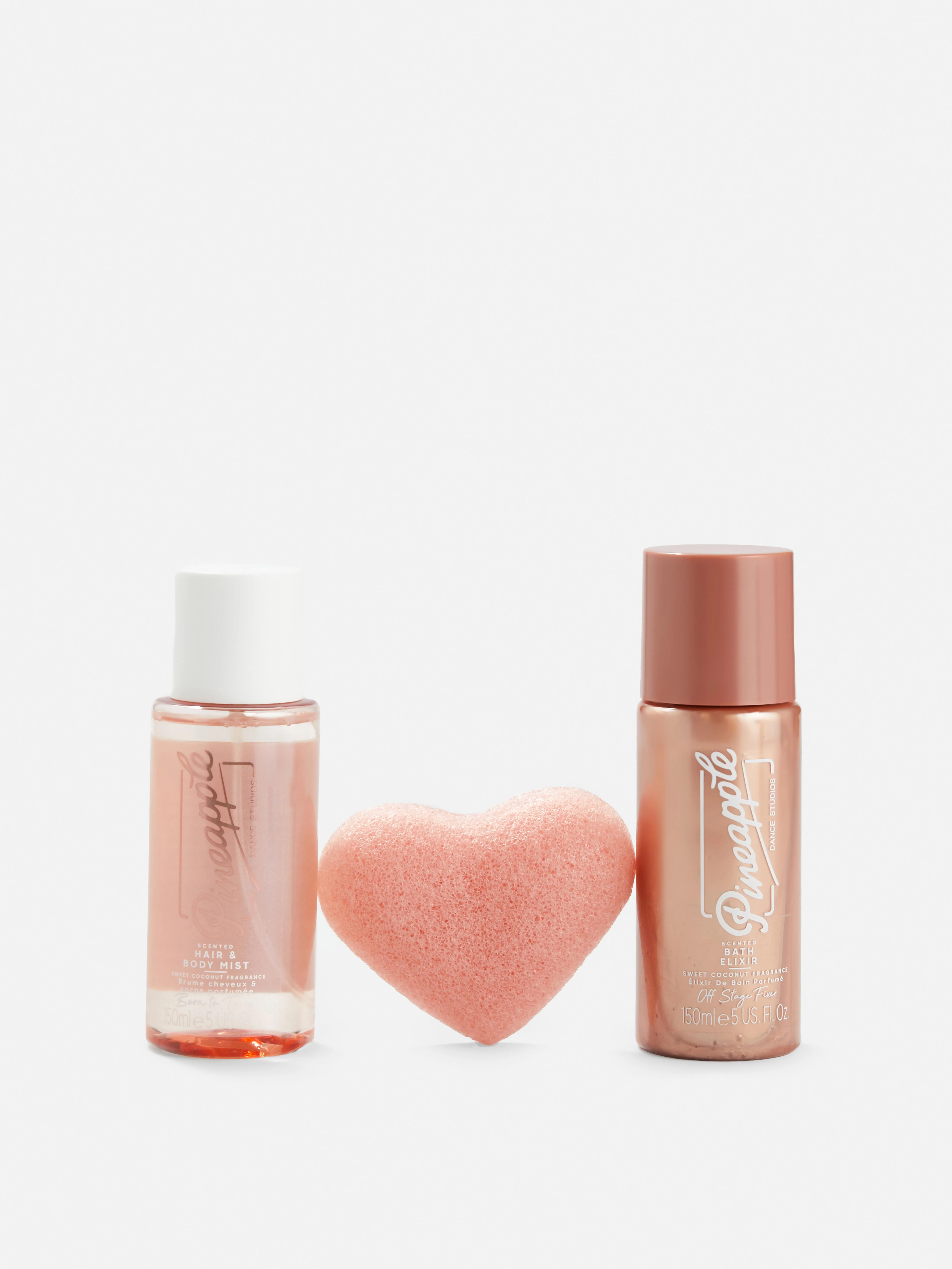 Set de aseo para cuerpo y cabello de Pineapple Dance Studios
