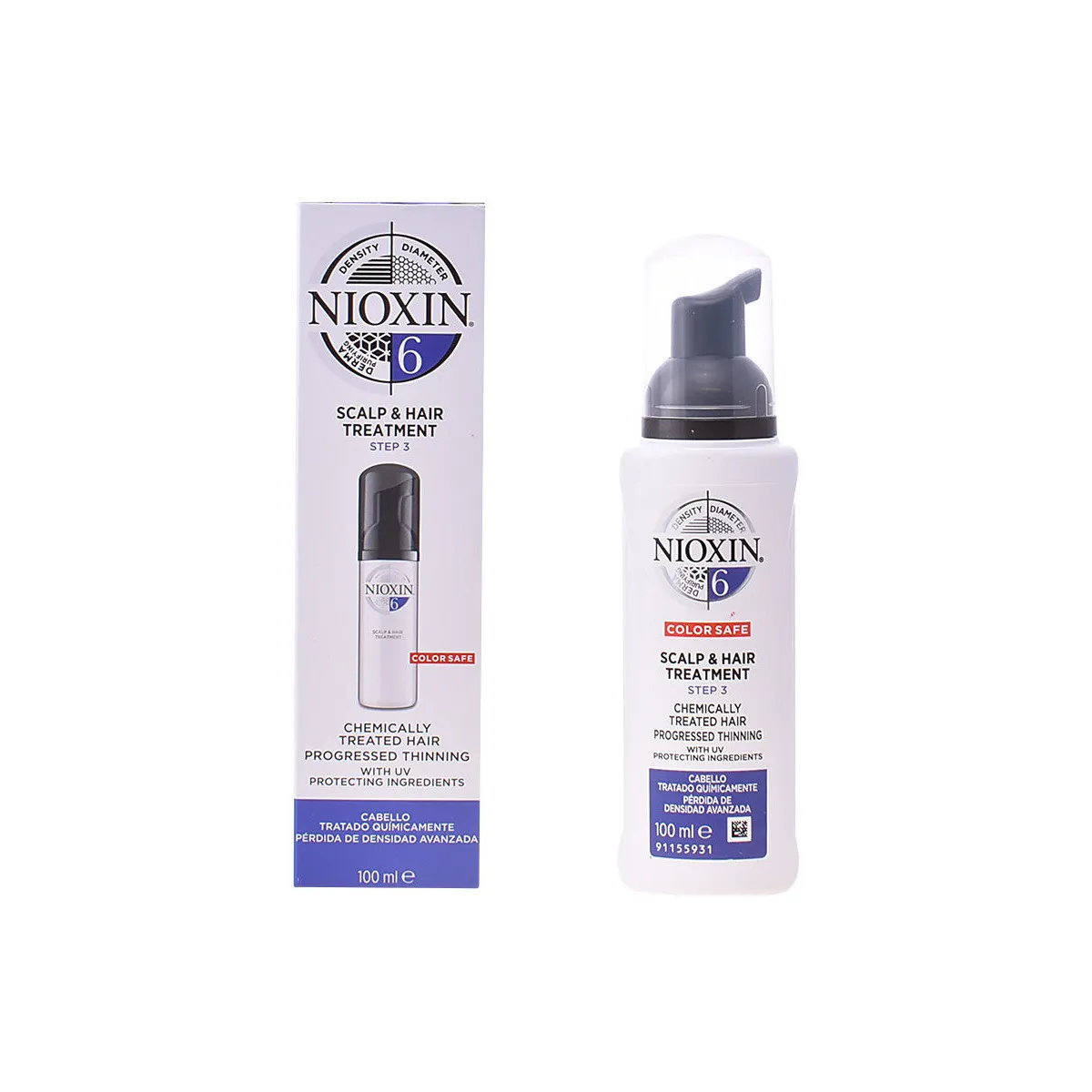 SISTEMA 6  TRATAMIENTO  CABELLO TRATADO QUíMICAMENTE Y MUY DE