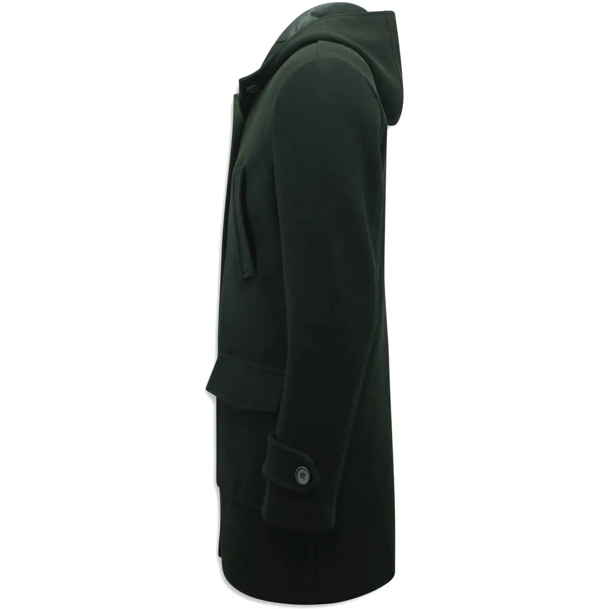 Sportieve Heren Mantel Met Capuchon
