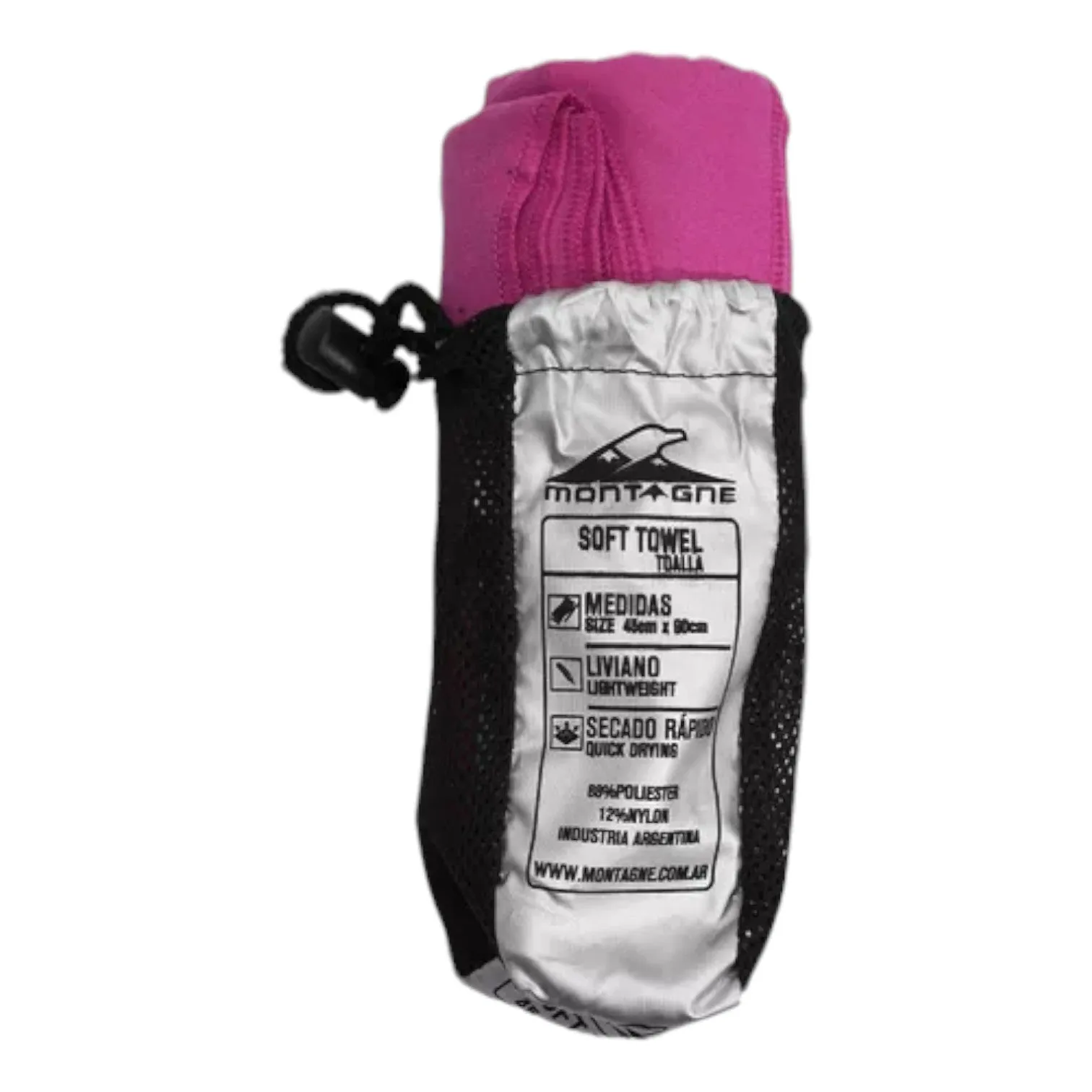 Toalla Montagne Soft Towel Grande Fucsia