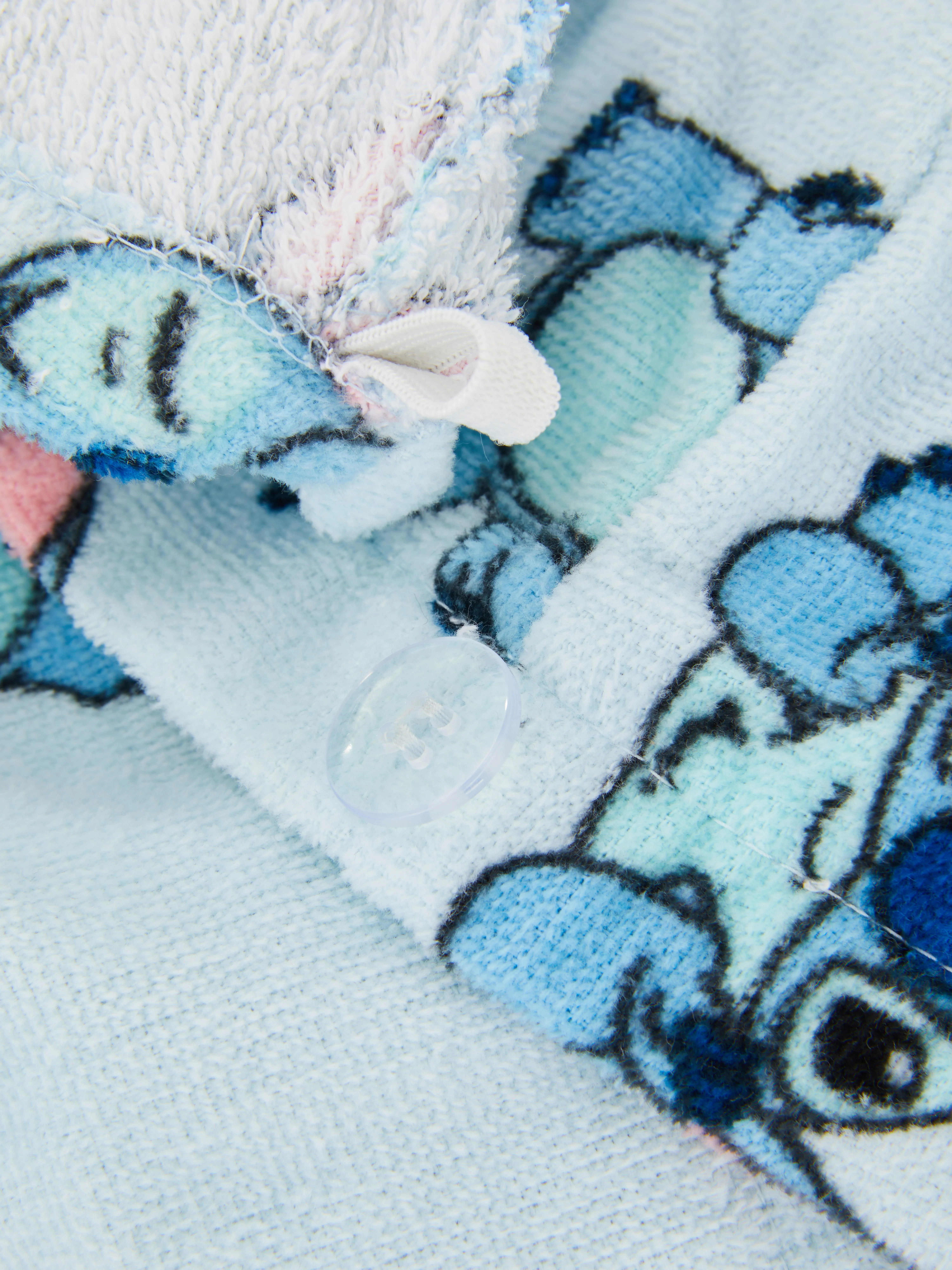 Turbante de toalla para el pelo de Stitch de Disney