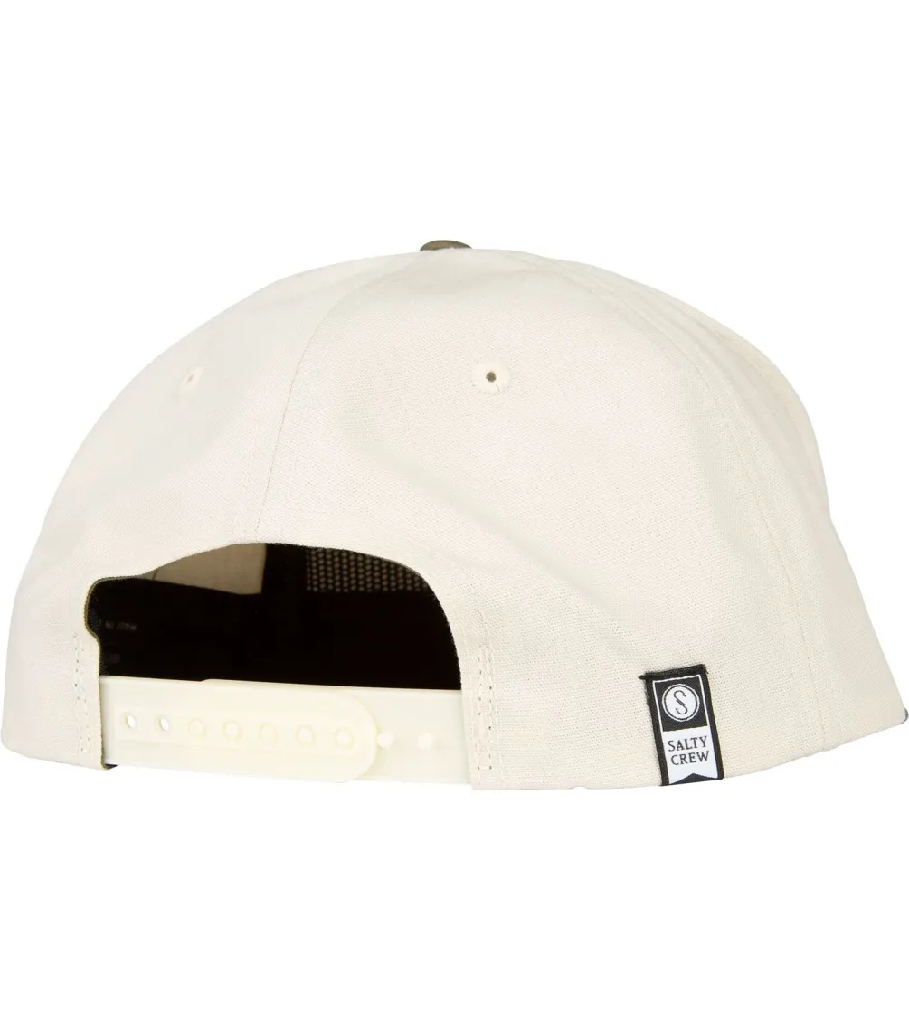 VISERA SALTY CREW TUNA TIME 5 PANEL  CREAM/MILITARY
