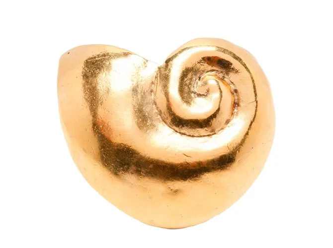 Yves Saint Laurent Alfileres y broches Dorado 