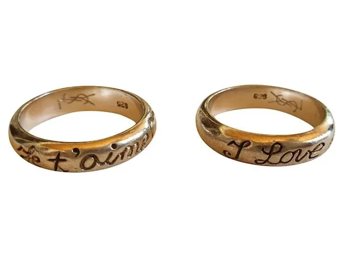 Yves Saint Laurent te amo en plata de ley 925 