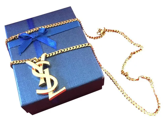 Yves Saint Laurent YSL ENTRELAZADO DURANTE Gold hardware 