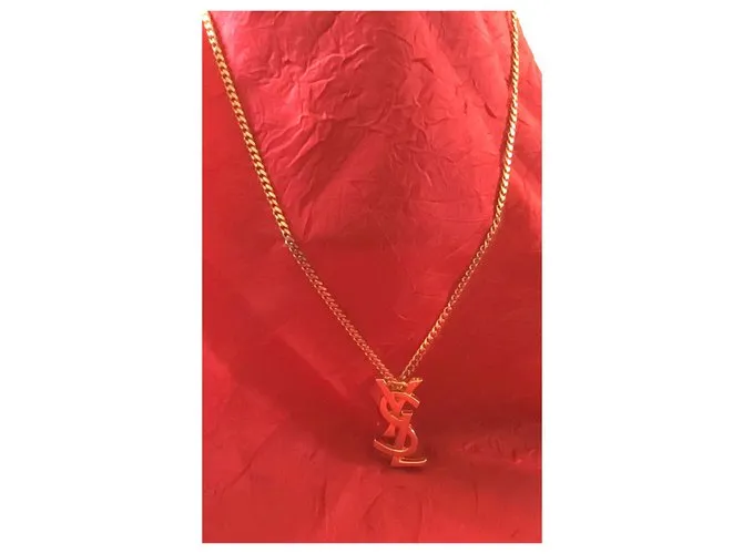Yves Saint Laurent YSL ENTRELAZADO DURANTE Gold hardware 