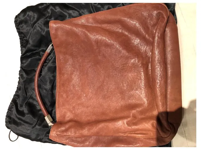 Yves Saint Laurent YSL roady hobo Castaño 