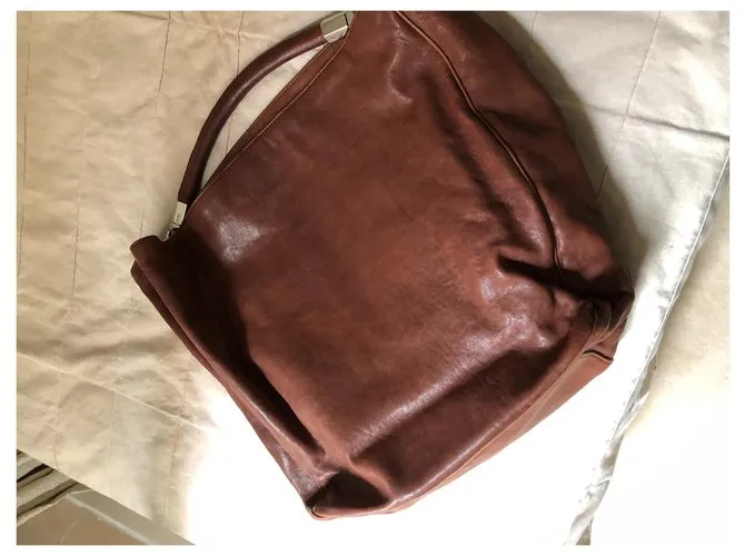 Yves Saint Laurent YSL roady hobo Castaño 